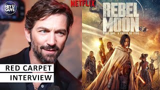 Michiel Huisman Rebel Moon  Part One A Child of Fire Premiere Interview [upl. by Randee439]