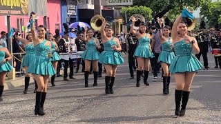 Instituto Nacional de San Julián🥁💃Band Fest Sonzacate 2023 [upl. by Bocyaj111]