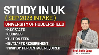 Study in UK University of Huddersfield Sep 2023 Intake Spectrum Overseas [upl. by Trotta]