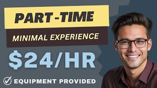 24Hr PartTime Minimal Experience Job  3 High Paying WFH Jobs  Equipment Provided parttimejobs [upl. by Whitman]