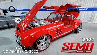 SEMA show 2022 Highlights  Amazing Cars And Trucks  Las Vegas Day 2 [upl. by Luigino]