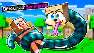 ME CONVIERTO en UNA SERPIENTE muy VENENOSA 🩸🐍☢ MINECRAFT con SOYDANY [upl. by Biddy]