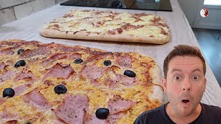 2 GRANDES PIZZAS AU FOUR TRADITIONNEL mes astuces [upl. by Telimay414]