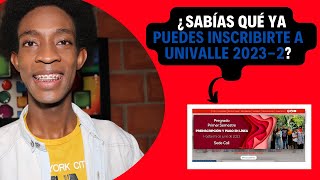 ¿Cuándo son las Inscripciones Segundo Semestre Univalle 2023 [upl. by Jordans]