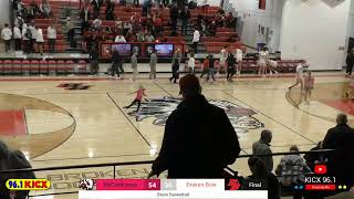 McCook Bison Basketball vs Broken Bow [upl. by Annohsat]