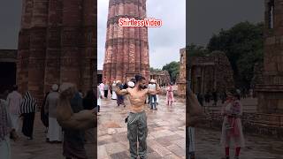 Shirtless Public Reaction  Public Reaction On Shirtless Bodybuilder  Sonu Chauhan Shirtless Video [upl. by Aihsit]