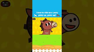 Giddy up 🐴 Nursery Rhymes for Babies  Playsongs [upl. by Grier]