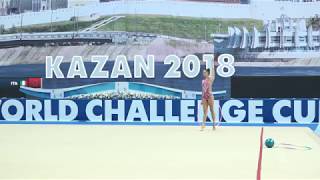 Milena Baldassarri ITA  Hoop 18600 WCC Kazan 2018 AA [upl. by Ahsirtap141]