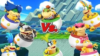 SSB4 Wii U 8 Player Smash Battle A la Koopalings [upl. by Lenka]