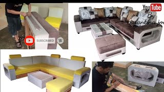 proses pembuatan kursi sofa minimalismodel tangan bolongcara membuat sofa minimalis [upl. by Caia695]