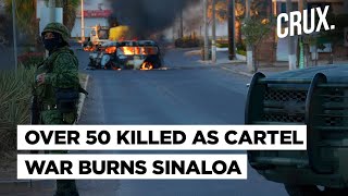 US Sparked Sinaloa Cartel Bloodshed Violence Grips Northern Mexico After El Mayo’s Arrest In Texas [upl. by Suckram]