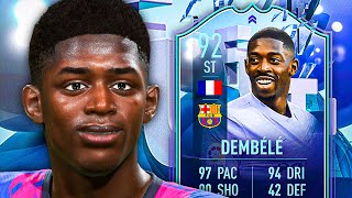 IVE GOT NOTHING LEFT 💀 92 FUT FANTASY DEMBELE PLAYER REVIEW  FIFA 22 Ultimate Team [upl. by Corina406]