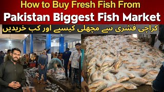 How to buy Fish from Pakistans Biggest Fish Market Karachi Fishery  Karachi Fish Harbour Update [upl. by Petite]