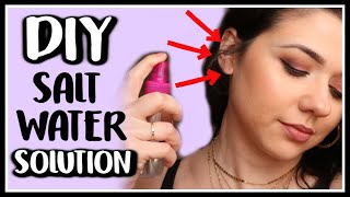 DIY SALT WATER SOLUTION FOR PIERCINGS  EXACT WATER TO SALT RATIO [upl. by Aisad]