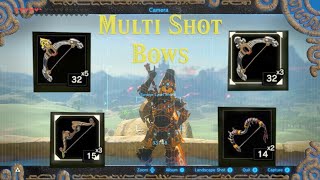 Where to find MULTI SHOT BOWS in BOTW [upl. by Artened]