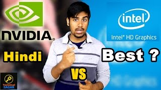 Intel Graphics VS NVDIA Graphics Card  Which one is best  Explained In Hindi [upl. by Melessa]