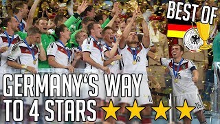 Germanys Way To 4 Stars ✶ FIFA World Cup 2014  BEST OF [upl. by Atekin]