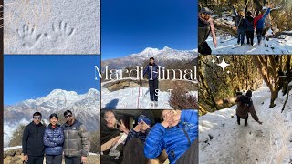 Mardi Himal trek  First vlog  College Tour [upl. by Rina]