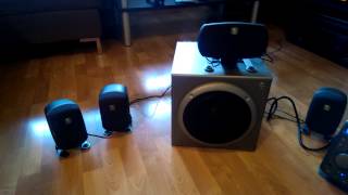 Logitech Z680 Audio sample [upl. by Hnirt]