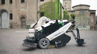 Tenax MaxWind  Sidewalk sweeper [upl. by Mir]