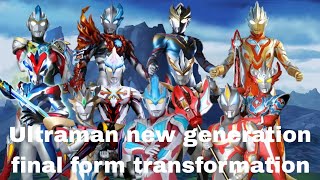 Ultraman new generation final form transformation GingaBlazar [upl. by Mercorr]