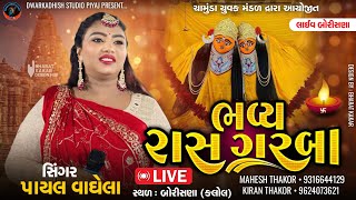 🔴SREE CHAMUNDA MATAJI NA BHAVY RASH GARBA  PAYAL VAGHELA  dwarkadhishstudioPiyaj [upl. by O'Gowan]