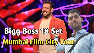 Mumbai Filmcity Tour  आज bigg Boss 18 का सेट देख लिया [upl. by Anneg]