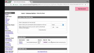 Generate Payment Gateway API Security Keys for Integrate Payments [upl. by Wendell]