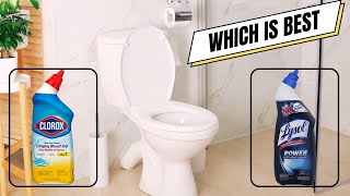 Lysol vs Clorox Toilet Bowl Cleaner  Which is better [upl. by Strohben]