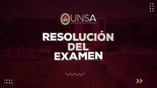 RESOLUCIÓN PRIMERA EVALUACIÓN CEPRUNSA CICLO QUINTOS 2023 UNSA [upl. by Jordans]