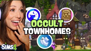 Each Townhome is a different OCCULT in the Sims 4  Part 2 [upl. by Laufer]