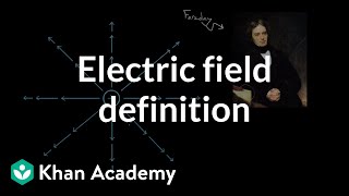 Electric field definition  Electric charge field and potential  Physics  Khan Academy [upl. by Catlaina]