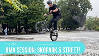 BMX Session Sk8park  Street 🤘 [upl. by Awram]