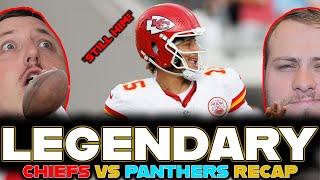 CHIEFS vs Panthers  Week 12 Recap  SCRAPING BY [upl. by Aicemat]