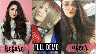 HOW I DYE MY HAIR FROM BLACK TO BROWN AT HOME  URDU Tutorial  Khadeja [upl. by Eidassac601]