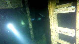 EXHMAS Canberra Night Dive with DPVs [upl. by Pallas]