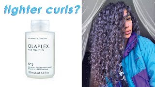 Olaplex No 3 Treatment Review  Virgin Curly Hair [upl. by Philippa]