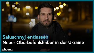 Vassili Golod ARD zur Entbindung des ukrainischen Oberbefehlshabers Saluschnyj aus dem Amt [upl. by Weslee]