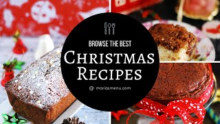 Recipe Collection The Best Christmas Recipes By MariasMenu [upl. by Ellegna]