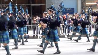 NYC Tartan Day Parade 2014 [upl. by Leihcar408]