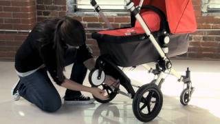 bugaboo cameleon demo  stroll with two wheeled board [upl. by Shandy]