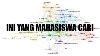 INI YANG MAHASISWA CARI DAPAT MENEMUKAN NOVELTY DAN JUDUL SKRIPSI MENGGUNAKAN PoP DAN VOSVIEWER [upl. by Norehs]