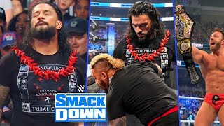 WWE SmackDown 19 July 2024  Roman Reigns Returns For His Tribal Chief Throne LA Knight Match [upl. by Eremehc]