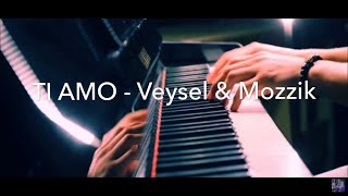 TI AMO  VEYSEL amp MOZZIK Piano cover 4K [upl. by Nosahc]