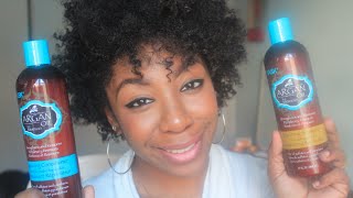 Hask Argan Oil amp Monoi Oil Line Demo amp Review  NaturallyNellzy [upl. by Ahsakat5]