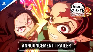 Demon Slayer Kimetsu no Yaiba The Hinokami Chronicles 2  Announcement Trailer  PS5 amp PS4 Games [upl. by Cirad]