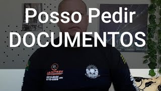 Porteiro I Vigilante l Posso Pedir Documento I RG I CPF I CNH [upl. by Intruoc]