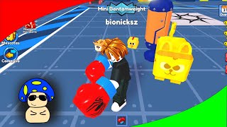 Convirtiendome en el mejor boxeador de roblox  BOXING CLICKER SIMULATOR ROBLOX [upl. by Nodmac635]