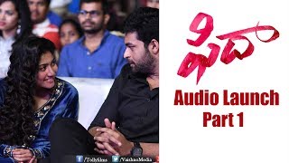 Fidaa Movie Audio Launch Part 1  Varun Tej Sai Pallavi [upl. by Camus]