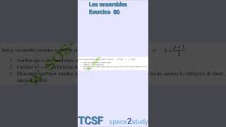 Exercice 80 Les ensembles TCSF Maths [upl. by Anoirtac675]